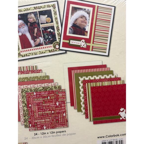 NWT Holiday(Christmas) Scrapbook Kit Album and Embellishments - Picture 4 of 6